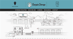 Desktop Screenshot of bargainstorage.com